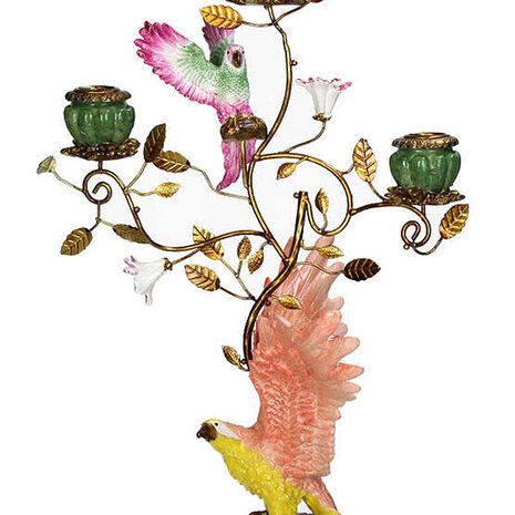 Melting Pot - Kandelaar Adelaar Multicolor Metaal 27x46cm 3 armen