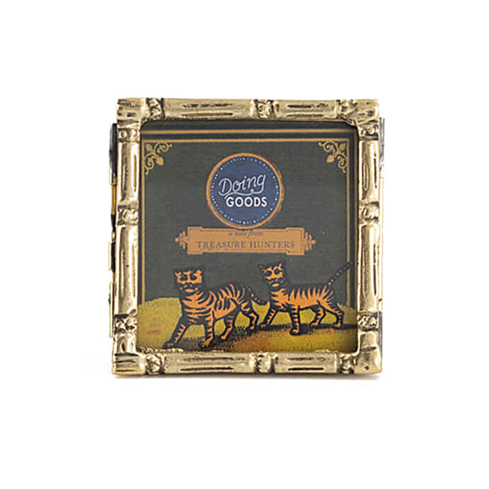 Doing Goods - Fotolijstje Bodhi Bamboe Messing 6x6cm foto 5x5cm Doing Goods - Fotolijstje Bodhi Bamboe Messing 6x6cm foto 5x5cm