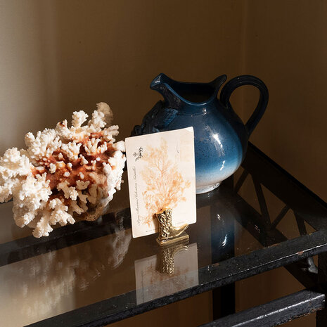 Doing Goods - Kaart & Foto Houder Dallas Laars Messing 5x4cm