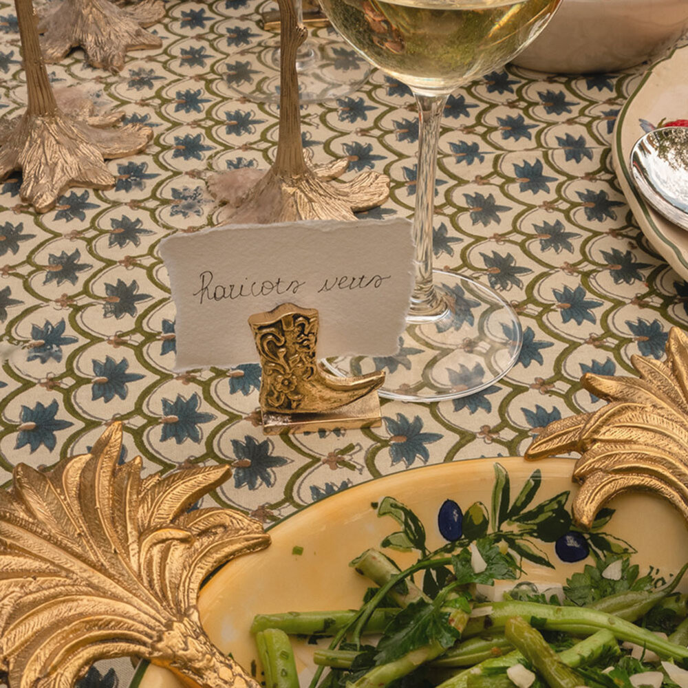 Doing Goods - Kaart & Foto Houder Dallas Laars Messing 5x4cm