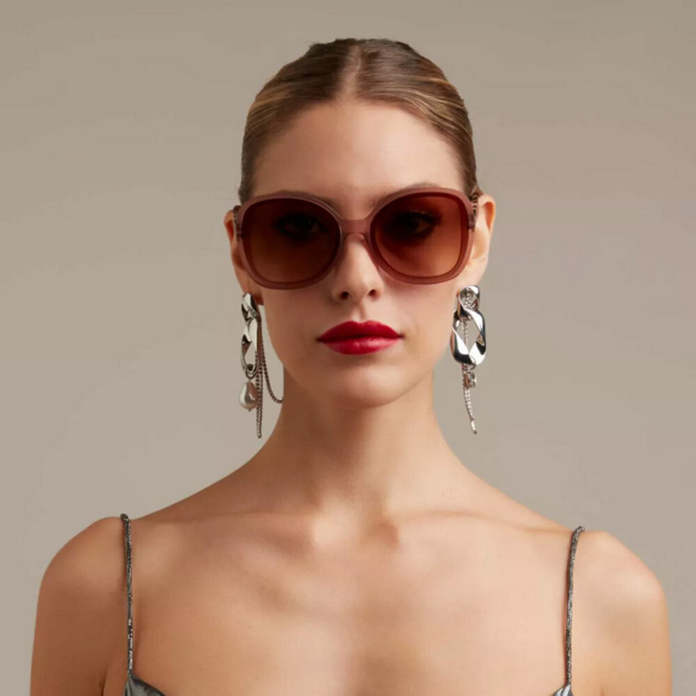 Okkia - Zonnebril ANNA Butterfly Pink Havana OK019-PH Okkia - Zonnebril ANNA Butterfly Pink Havana OK019-PH