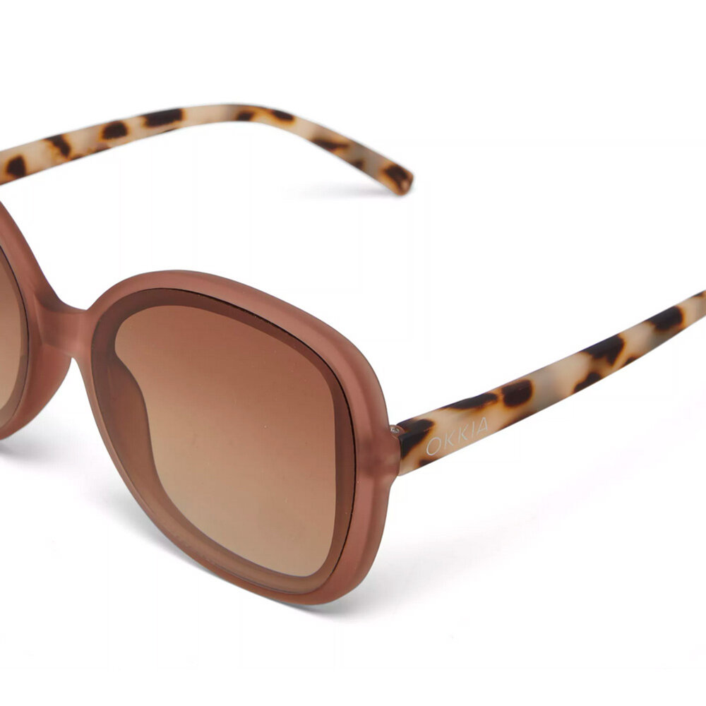 Okkia - Zonnebril ANNA Butterfly Pink Havana OK019-PH Okkia - Zonnebril ANNA Butterfly Pink Havana OK019-PH