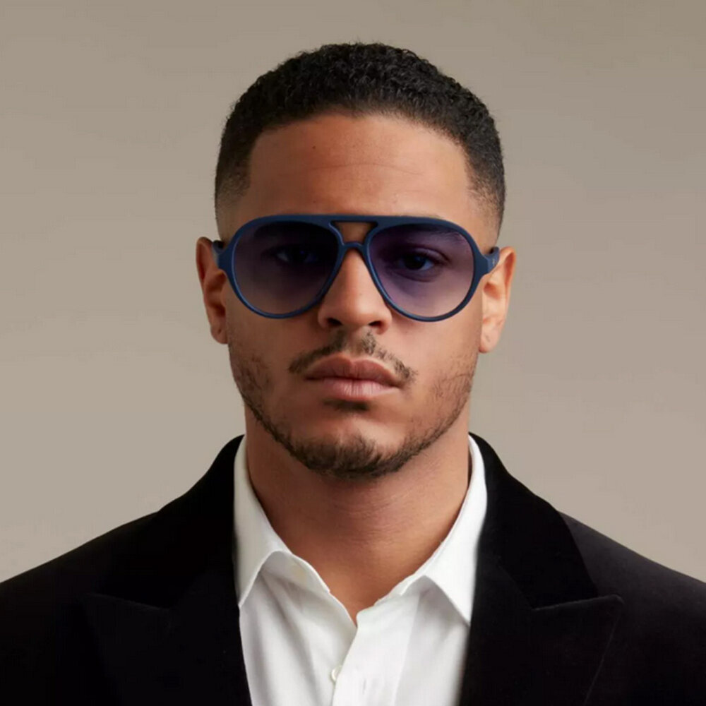 Okkia - Zonnebril ALESSIO Aviator Blue OK021MN-BL