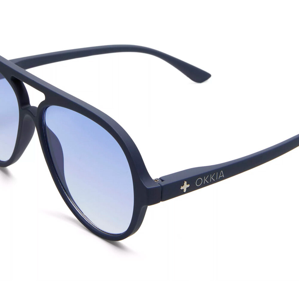 Okkia - Zonnebril ALESSIO Aviator Blue OK021MN-BL