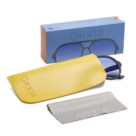 Okkia - Zonnebril ALESSIO Aviator Blue OK021MN-BL