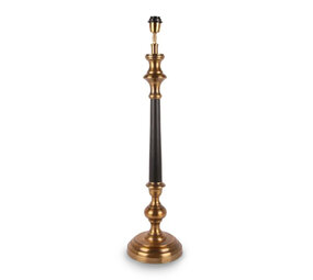 Melting Pot - Lampenvoet Baroque Zwart Goud Messing H92cm Melting Pot - Lampenvoet Baroque Zwart Goud Messing H92cm