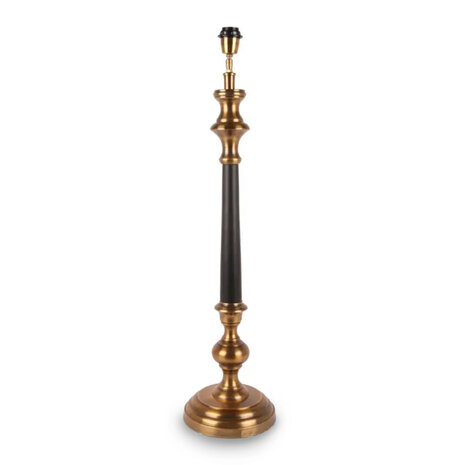 Melting Pot - Lampenvoet Baroque Zwart Goud Messing H92cm Melting Pot - Lampenvoet Baroque Zwart Goud Messing H92cm