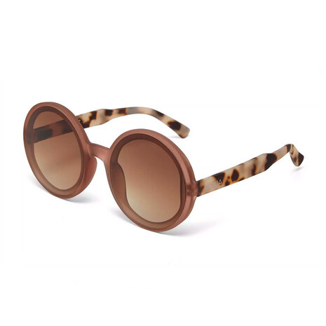 Okkia - Zonnebril MONICA Round Pink Havana OK014-PH Okkia - Zonnebril MONICA Round Pink Havana OK014-PH