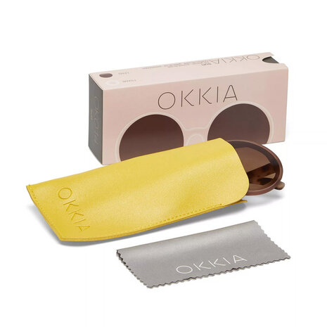 Okkia - Zonnebril MONICA Round Pink Havana OK014-PH Okkia - Zonnebril MONICA Round Pink Havana OK014-PH