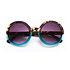 Zonnebril MONICA Round Havana Blue OK014-HB Zonnebril MONICA Round Havana Blue OK014-HB