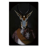 Melting Pot - Glasschilderij Mr Springbok 80x120cm Melting Pot - Glasschilderij Mr Springbok 80x120cm