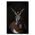 Glasschilderij Mr Springbok 80x120cm Glasschilderij Mr Springbok 80x120cm