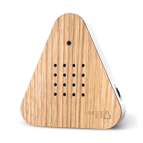Zwitscherbox - Lakesidebox met Bosgeluiden Eiken Hout Zwitscherbox - Lakesidebox met Bosgeluiden Eiken Hout