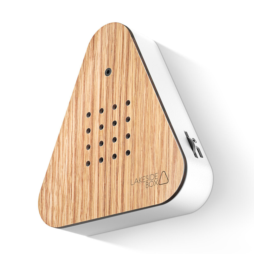 Zwitscherbox - Lakesidebox met Bosgeluiden Eiken Hout Zwitscherbox - Lakesidebox met Bosgeluiden Eiken Hout