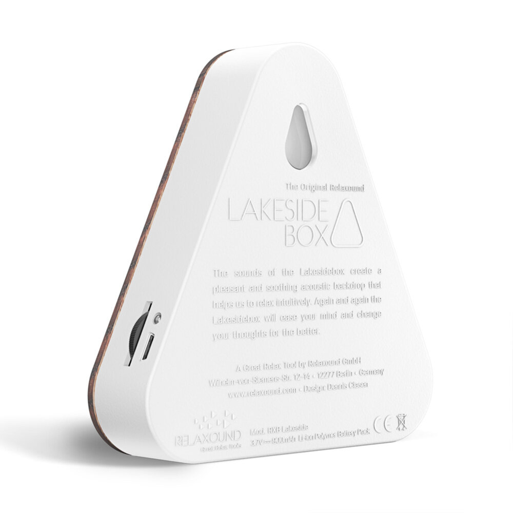 Zwitscherbox - Lakesidebox met Bosgeluiden Eiken Hout Zwitscherbox - Lakesidebox met Bosgeluiden Eiken Hout