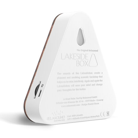 Zwitscherbox - Lakesidebox met Bosgeluiden Eiken Hout Zwitscherbox - Lakesidebox met Bosgeluiden Eiken Hout