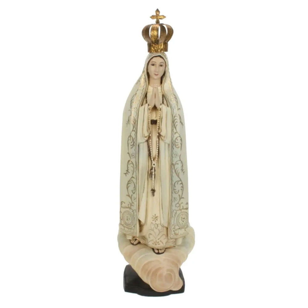 Melting Pot - Beeld Maria - Lady of Fatima Beige 13x43cm