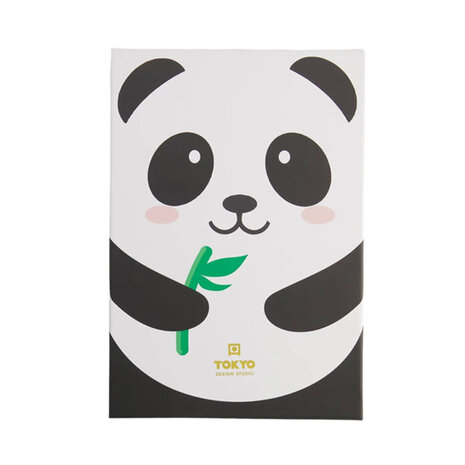 Tokyo Design Studio - Eetstokjes Panda Beer met Opleggers set van 5 in cadeau doos