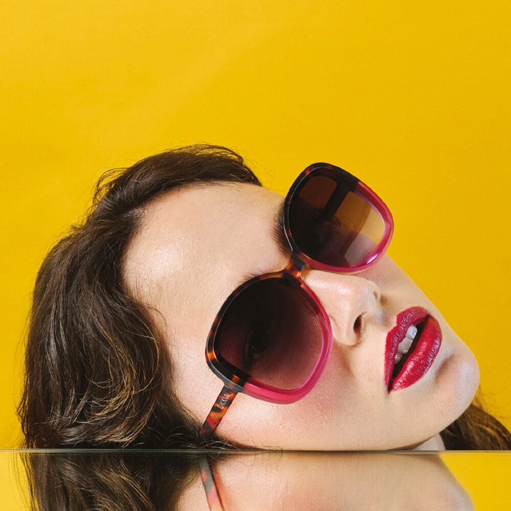 Okkia - Zonnebril ANNA Butterfly Havana Pink OK019-HP Okkia - Zonnebril ANNA Butterfly Havana Pink OK019-HP