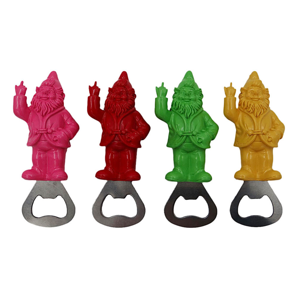 Melting Pot - Flesopener & Magneet Kabouter F*ck You 9cm in 4 Kleuren