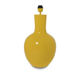 Colmore - Lampen voet  Sunshine Geel Emaille Metaal 31x57cm Colmore - Lampen voet  Sunshine Geel Emaille Metaal 31x57cm