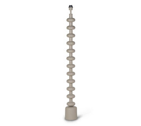 Colmore - Vloerlamp Voet Disc Taupe Aluminium 15x137cm