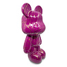 Melting Pot - Beeld Design Beer Fuchsia Splash Goud 26x47cm Melting Pot - Beeld Design Beer Fuchsia Splash Goud 26x47cm