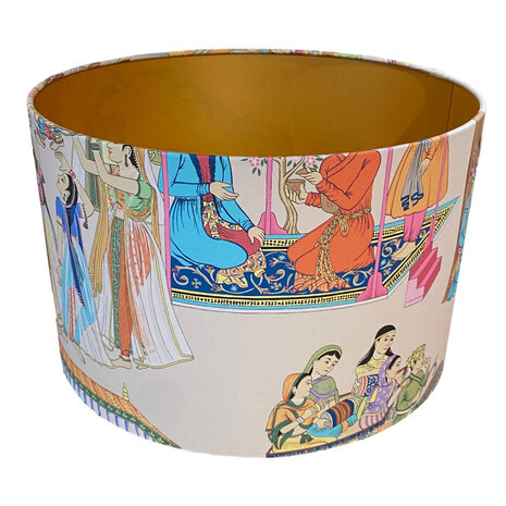 Melting Pot - Lampenkap Kalinda Multicolor Beige 40x40cm