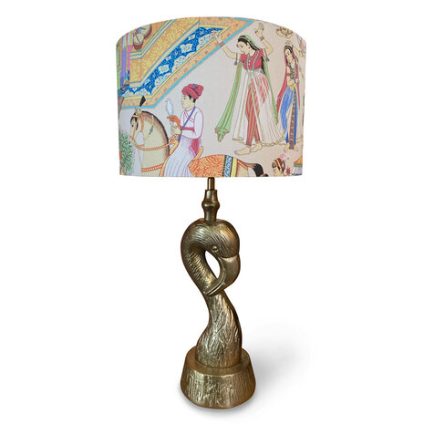 Melting Pot - Lampenkap Kalinda Multicolor Beige 40x40cm