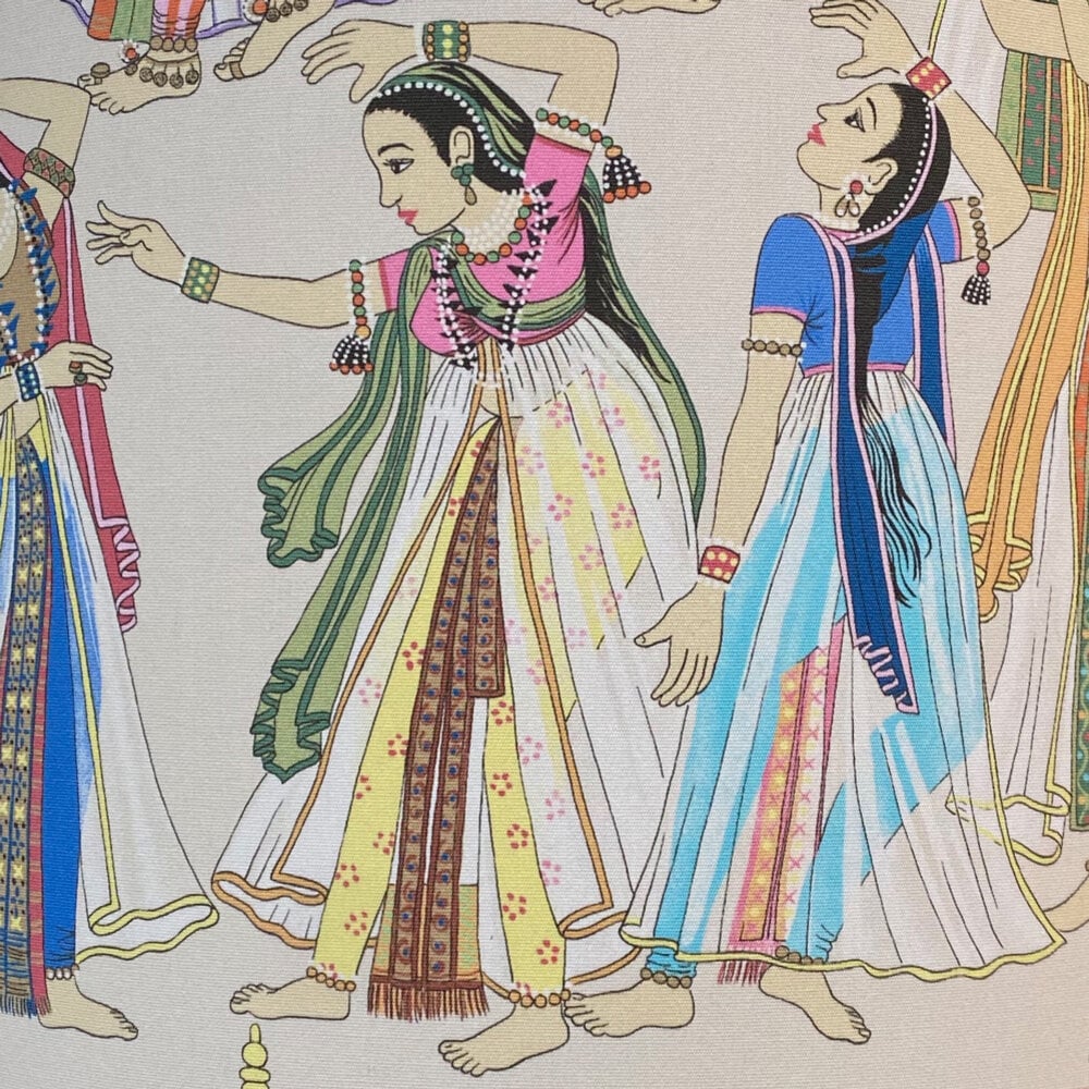 Melting Pot - Lampenkap Kalinda Multicolor Beige 40x40cm