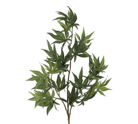 Melting Pot - Kunstbloem Maple Leaf Groen Tak 88cm Melting Pot - Kunstbloem Maple Leaf Groen Tak 88cm