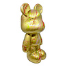 Melting Pot - Beeld Design Teddy Beer Splash Goud 26x16x47cm Melting Pot - Beeld Design Teddy Beer Splash Goud 26x16x47cm