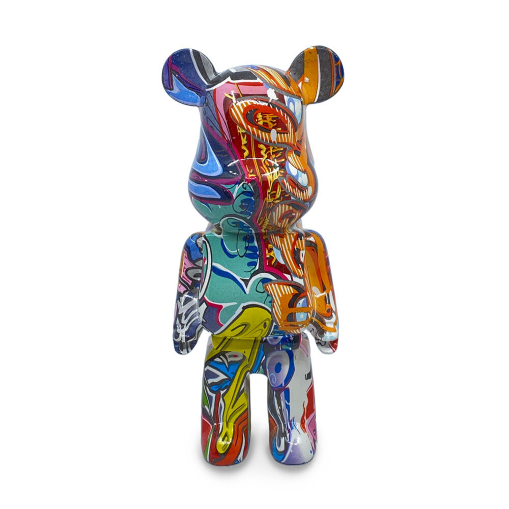 Melting Pot - Beeld Design Beer Graffiti Multicolor 12x27cm