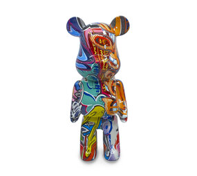 Melting Pot - Beeld Design Beer Graffiti Multicolor 12x27cm