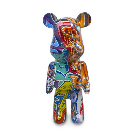 Melting Pot - Beeld Design Beer Graffiti Multicolor 12x27cm