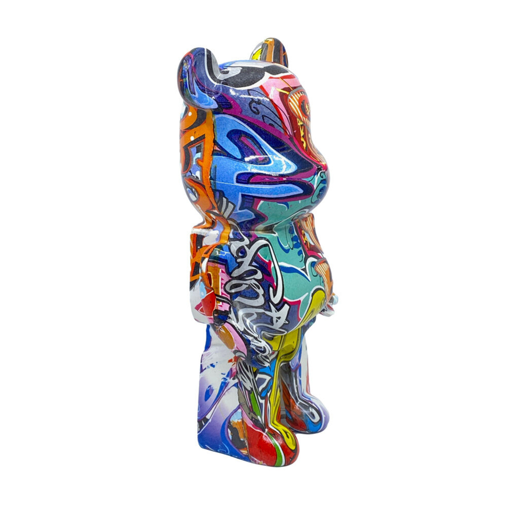 Melting Pot - Beeld Design Beer Graffiti Multicolor 12x27cm