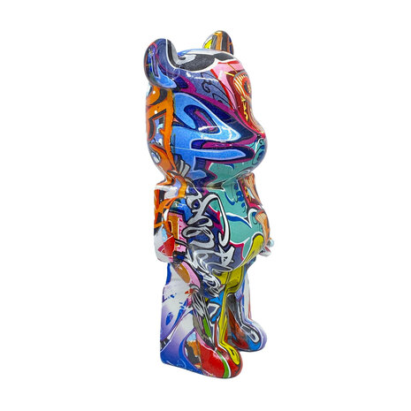 Melting Pot - Beeld Design Beer Graffiti Multicolor 12x27cm