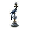 Werns - Kandelaar Papegaai Blauw 14×40cm – Links / Rechts