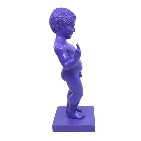 Melting Pot - Beeldje Manneken Pis Fuck You Paars 30cm Melting Pot - Beeldje Manneken Pis Fuck You Paars 30cm