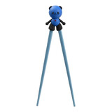 Tokyo Design Studio - Kinder Eetstokjes Panda Beertje Blauw 22cm
