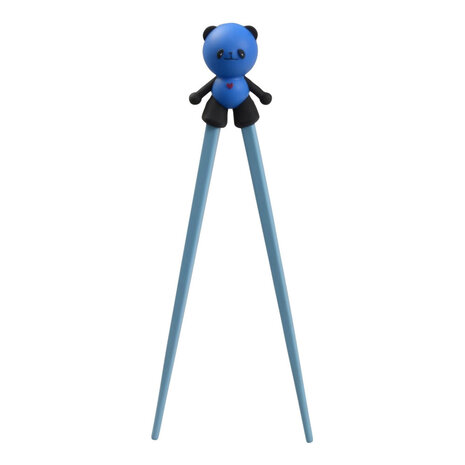 Tokyo Design Studio - Kinder Eetstokjes Panda Beertje Blauw 22cm