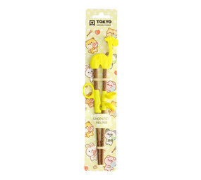 Tokyo Design Studio - Kinder Eetstokjes Giraf Geel 18cm