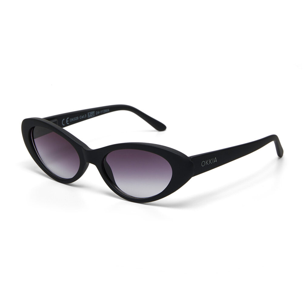 Okkia - Zonnebril LINA Small Cat Eye Black OK029-BK Okkia - Zonnebril LINA Small Cat Eye Black OK029-BK