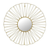 Melting Pot - Spiegel Zon Goud Metaal Diameter 66cm