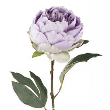 Melting Pot - Kunstbloem Pioenroos Violet 67cm Melting Pot - Kunstbloem Pioenroos Violet 67cm