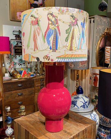 Melting Pot - Lampenkap Kalinda Multicolor Beige 40x40cm