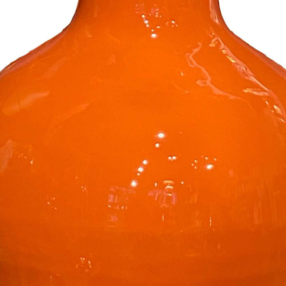 Colmore - Tafel Lamp Voet Papaya Emaille Metaal 31x57cm