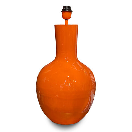 Colmore - Tafel Lamp Voet Papaya Emaille Metaal 31x57cm