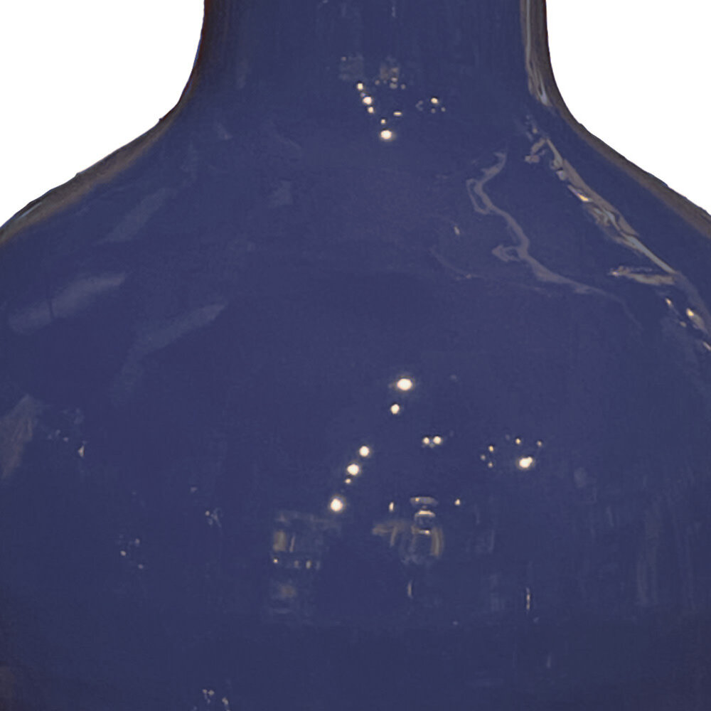 Colmore - Tafel Lamp Voet Indigo Emaille Metaal 31x58cm Colmore - Tafel Lamp Voet Indigo Emaille Metaal 31x58cm
