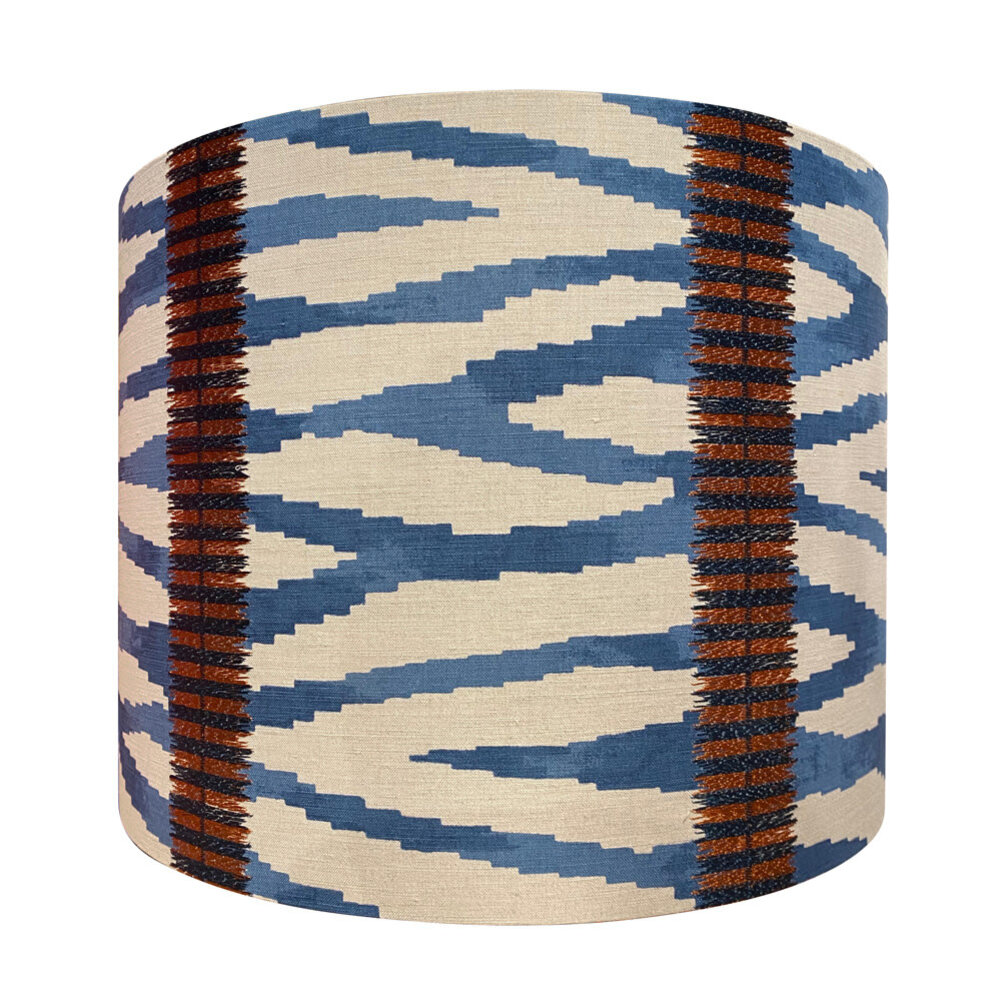 Melting Pot - Lampenkap Wilder Blauw Beige 40x30cm Melting Pot - Lampenkap Wilder Blauw Beige 40x30cm